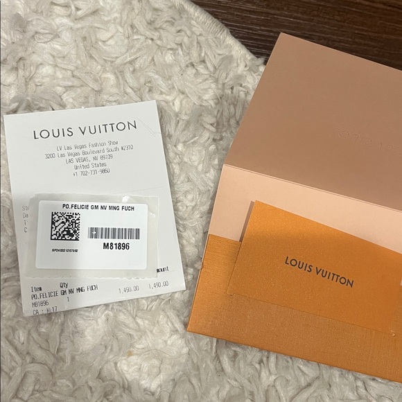 Louis Vuitton Monogram Brown Felice Pouchette purse BRAND NEW - Picture 16 of 16